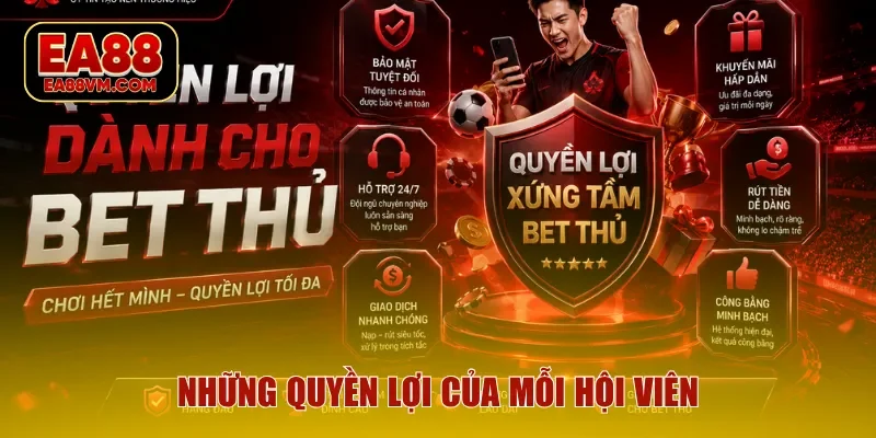 Những quyền lợi của mỗi hội viên
