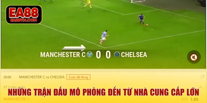 Nhưng trạn đấu mô phỏng đến từ nhà cung cấp lớn